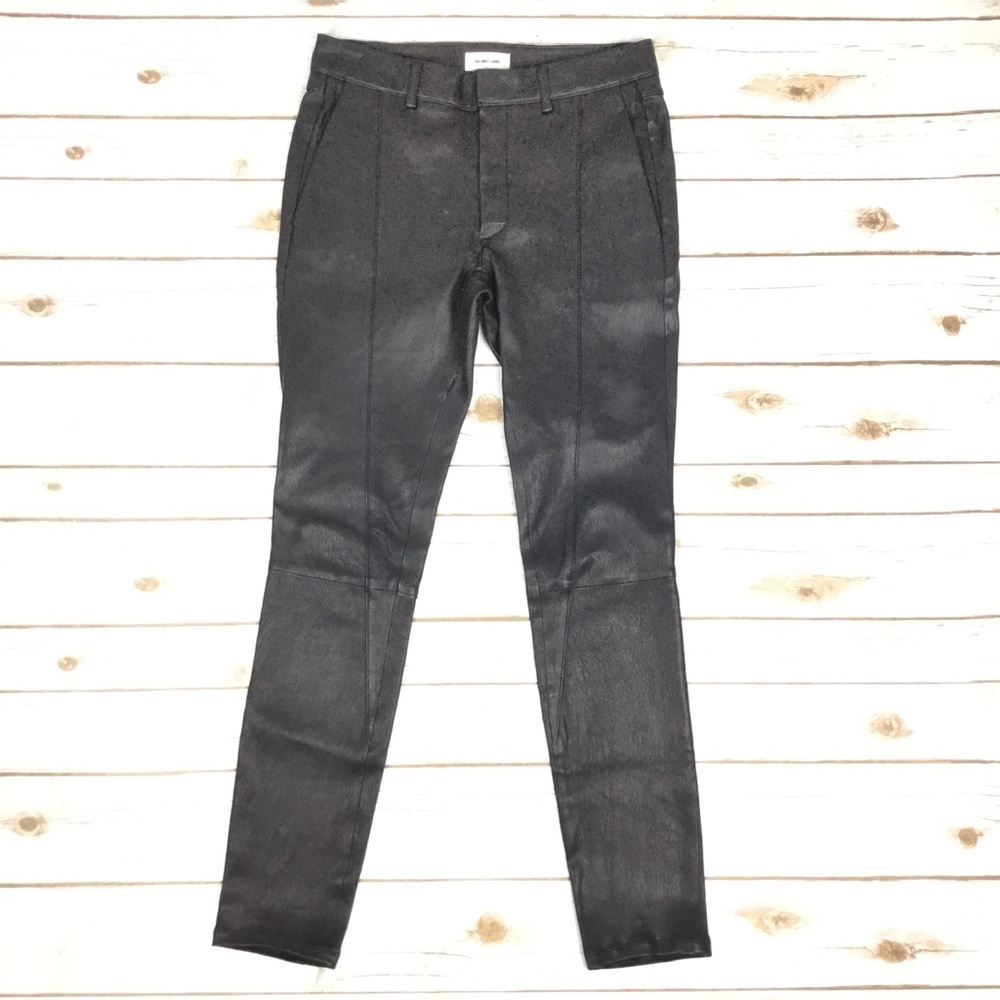 Helmut Lang Seamed Moto Leather Pant - Picture 3 of 8